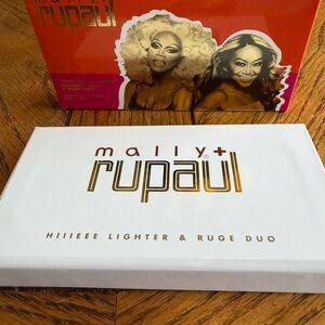 Mally Beauty RuPaul Hiieee Lighter & Rouge Duo — White & Gold